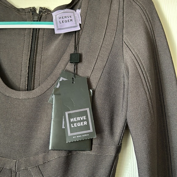 NWT AUTHENTIC HERVE LEGER DRESS - Picture 2 of 8